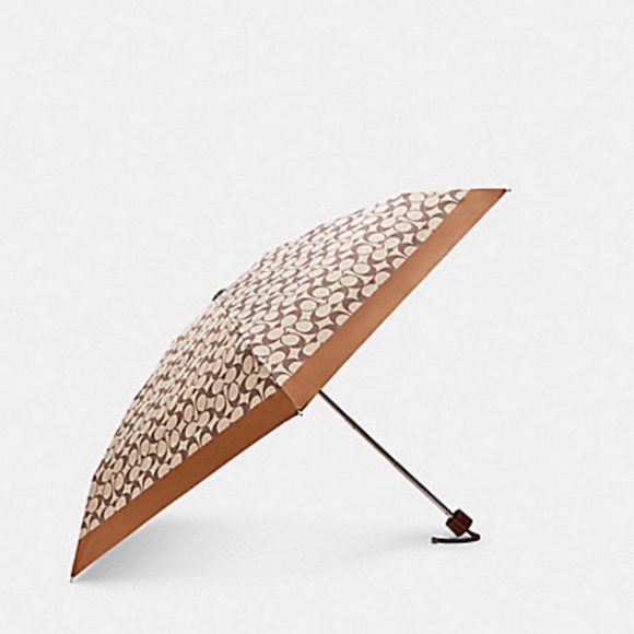 COACH Uv Protection Signature Mini Umbrella NEW! - Picture 5 of 5